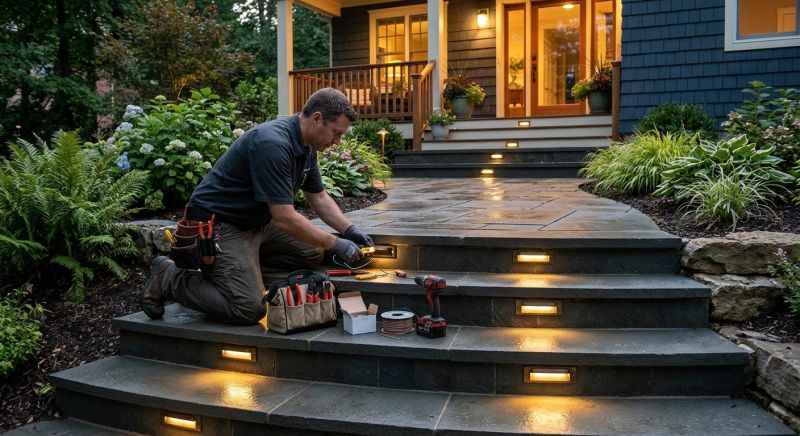 Walkway Lighting Installation in Denver County, CO